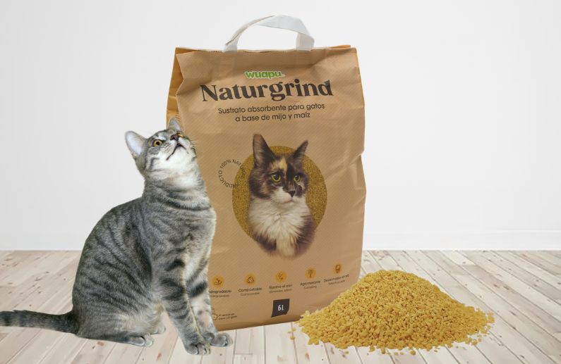 Sustrato vegetal para gatos Wuapu Naturgrind: 6 claves que definen su rendimiento y comportamiento