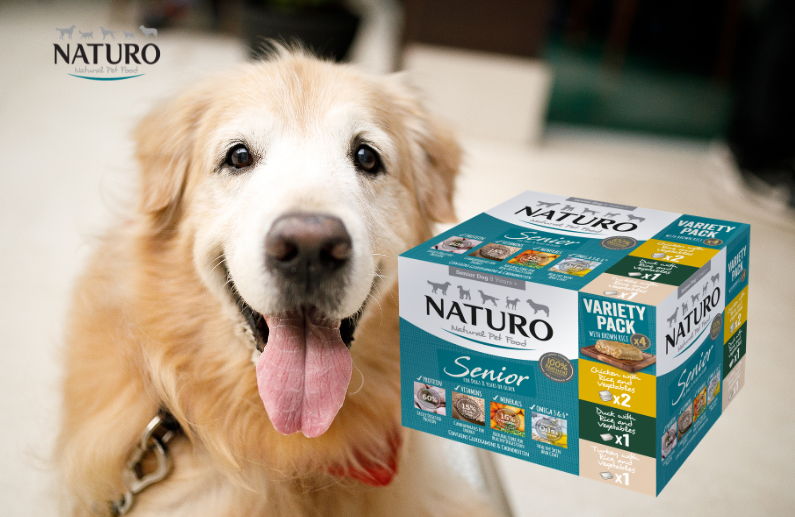 Alimentación húmeda para perros senior: Naturo en 4 preguntas